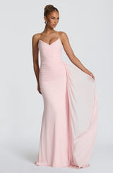 Ashika Maxi Dress - Blush Dress Babyboo Fashion Premium Exclusive Design