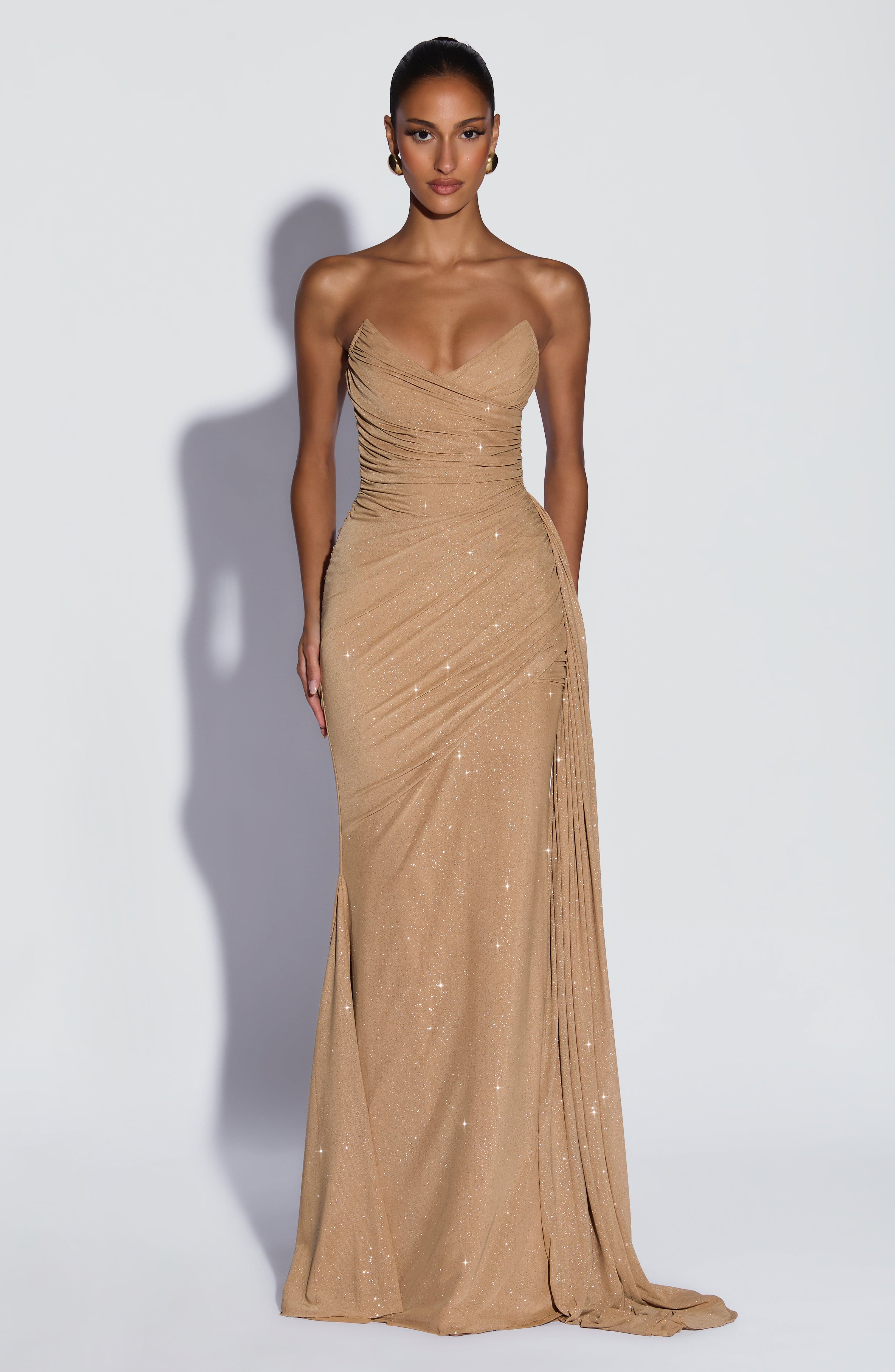 Gold Maxi Dress - Ashika Maxi Dress