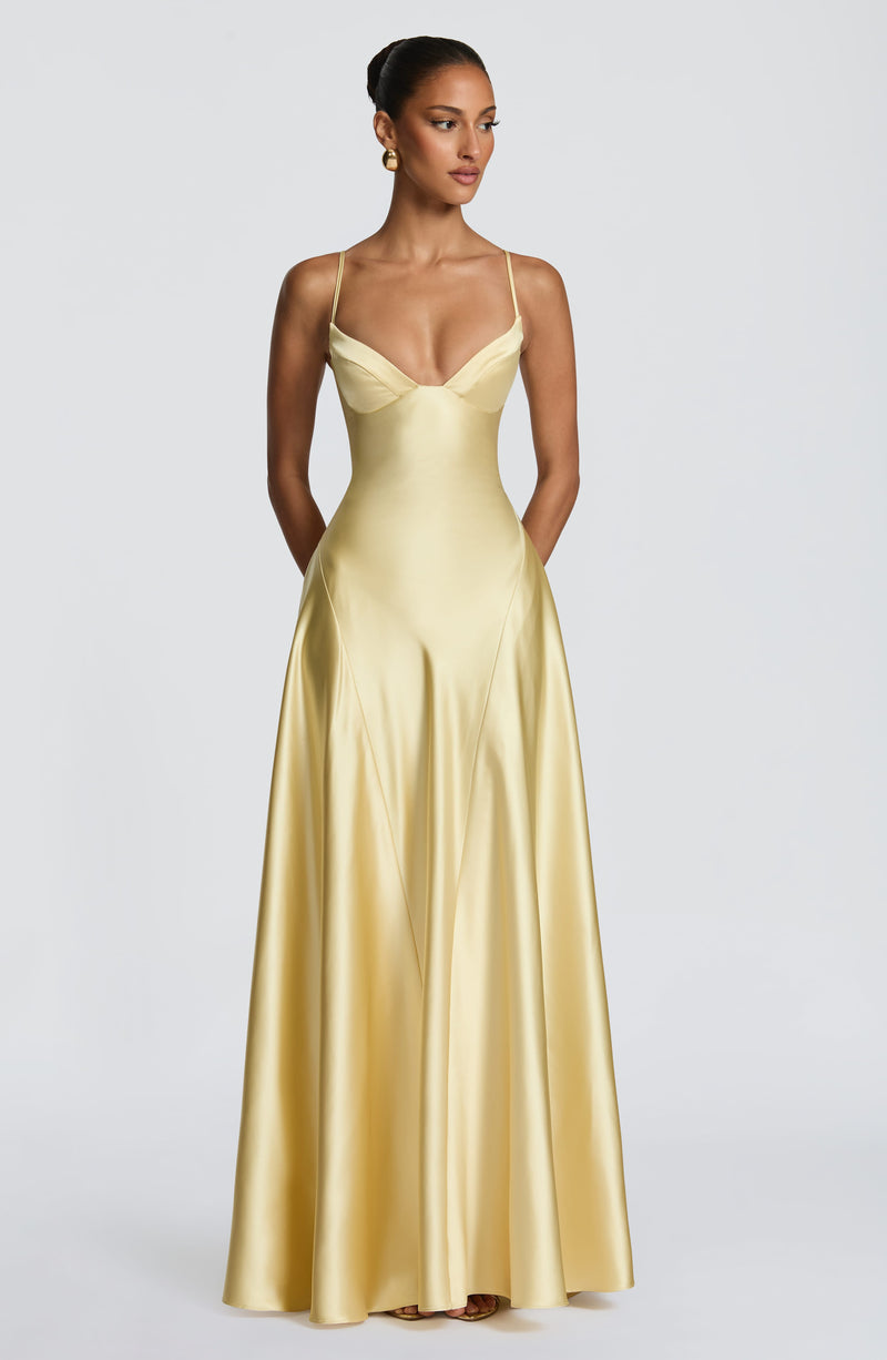 Yellow Maxi Dress - Asterin Maxi Dress