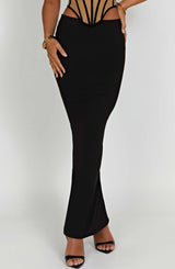 Astrid Maxi Skirt - Black Skirt Babyboo Fashion Premium Exclusive Design