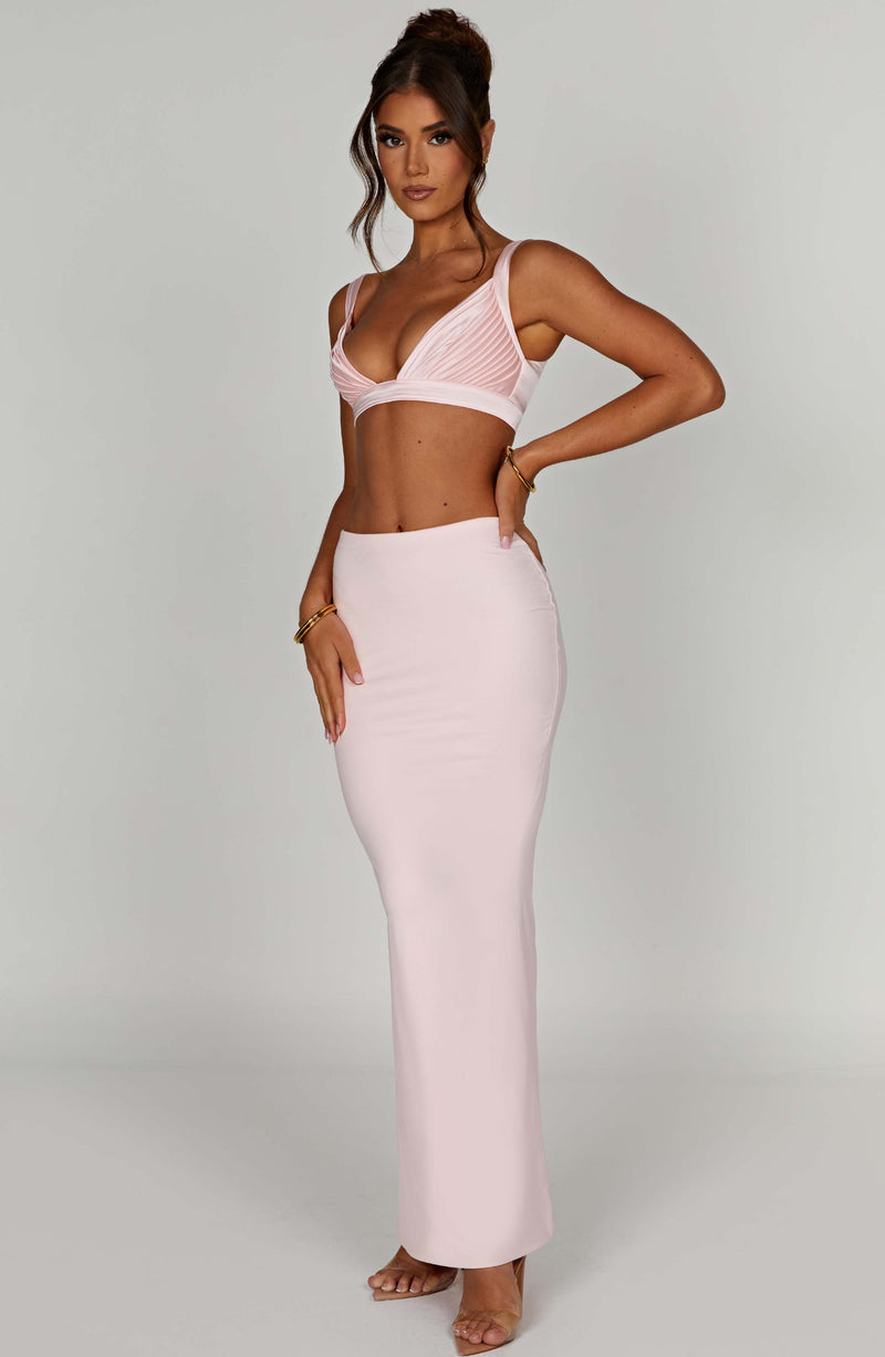 Astrid Maxi Skirt - Blush Skirt Babyboo Fashion Premium Exclusive Design