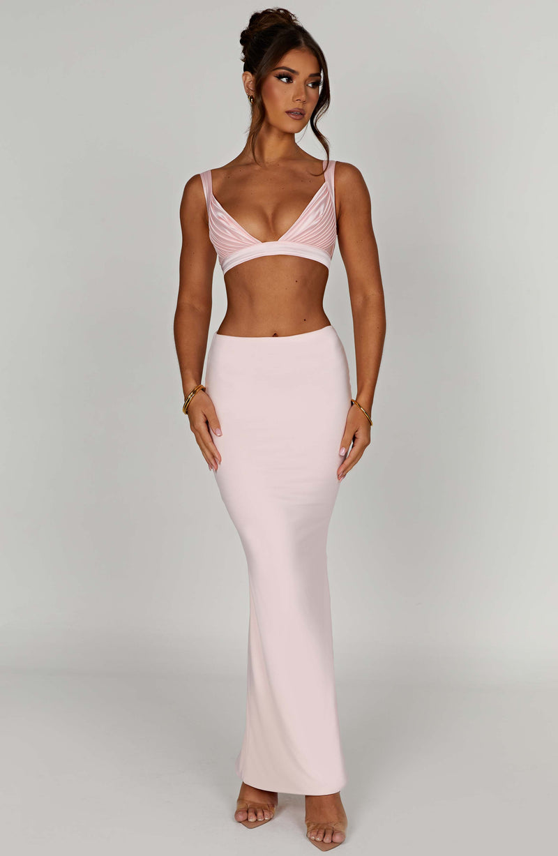 Astrid Maxi Skirt - Blush Skirt XS Babyboo Fashion Premium Exclusive Design