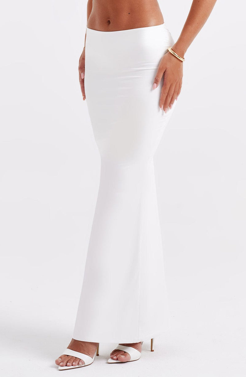 Astrid Maxi Skirt - White Skirt Babyboo Fashion Premium Exclusive Design