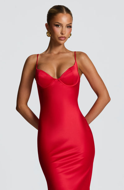 Athena Maxi Dress - Red Babyboo Fashion Athena Maxi Dress - Red Babyboo Fashion