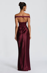 Aurelia Maxi Dress - Cherry Lacquer Dress Babyboo Fashion Premium Exclusive Design