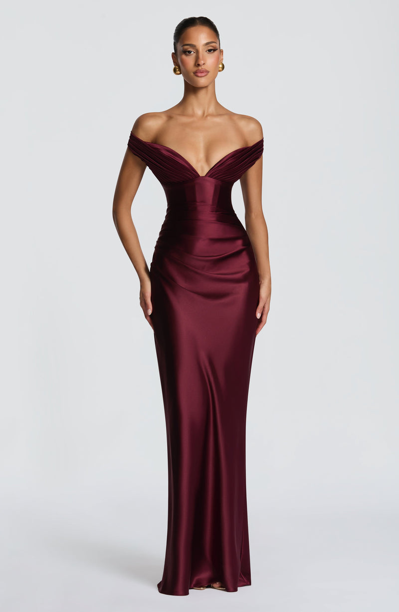chinese dress ladies Aurelia Maxi Dress - Navy main image 1