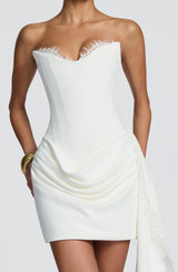Avelina Mini Dress - Ivory Dress Babyboo Fashion Premium Exclusive Design
