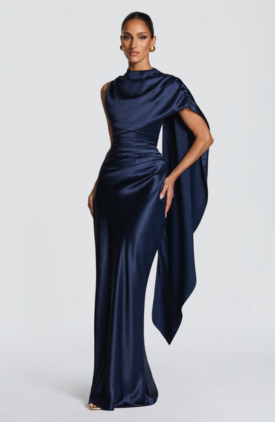 just dreamy maxi dress Jluxlabel Women's Celestina Draped Maxi Dress