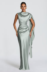 Avendra Maxi Dress - Sage Dress XS Babyboo Fashion Premium Exclusive Design