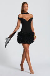 Aveta Mini Dress - Black Dress Babyboo Fashion Premium Exclusive Design