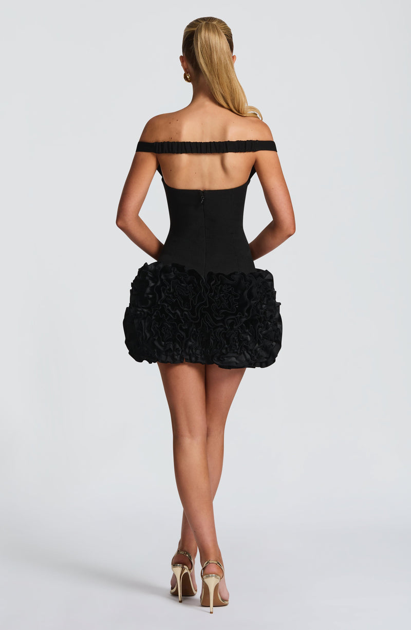 Aveta Mini Dress - Black Dress Babyboo Fashion Premium Exclusive Design