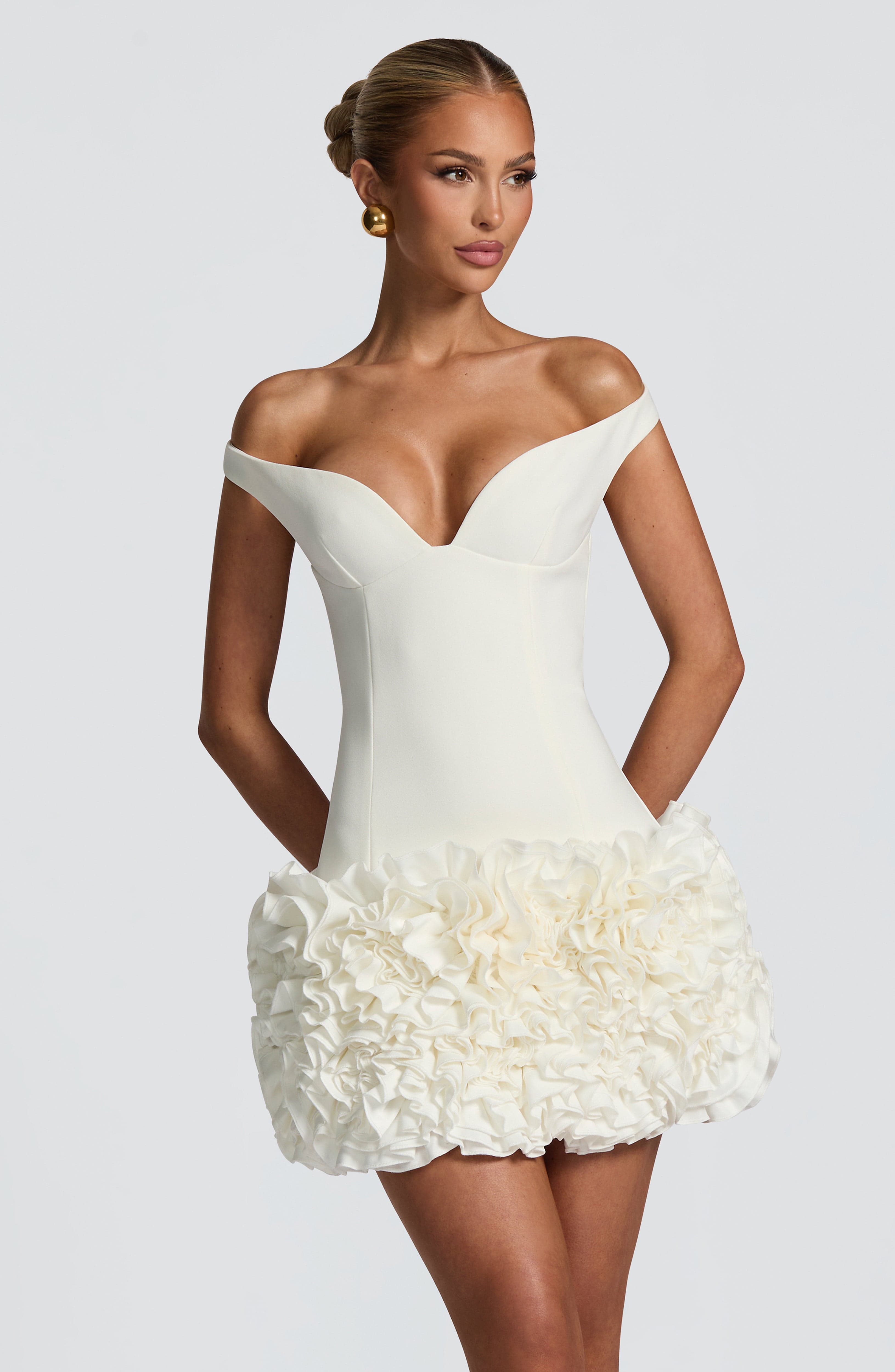 Isabetta Mini Dress - Ivory