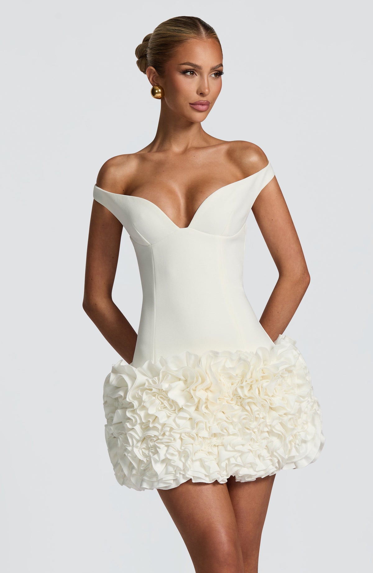 Babyboo: Aveta Mini Dress Ivory