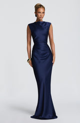 Avielle Maxi Dress - Navy Dress Babyboo Fashion Premium Exclusive Design