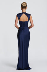 Avielle Maxi Dress - Navy Dress Babyboo Fashion Premium Exclusive Design