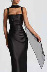 Ayla Scarf - Black Accessories ONE SIZE Babyboo Fashion Premium Exclusive Design