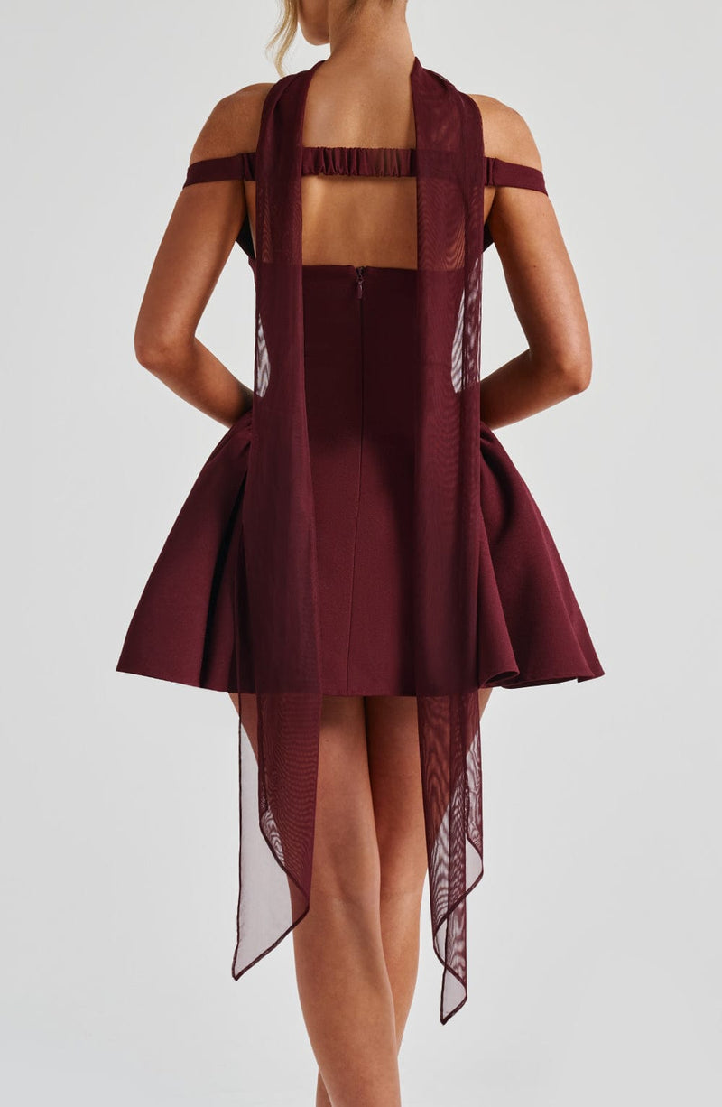 Ayla Scarf - Cherry Lacquer Ayla Scarf - Cherry Lacquer