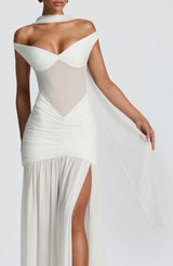 Ayla Scarf - Ivory Accessories ONE SIZE Babyboo Fashion Premium Exclusive Design