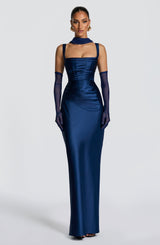 Ayla Scarf - Navy Accessories ONE SIZE Babyboo Fashion Premium Exclusive Design