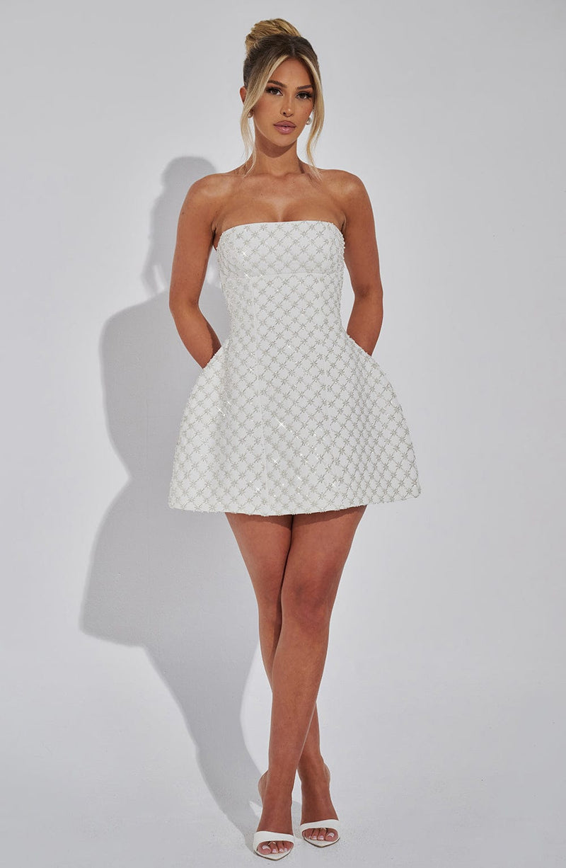 Beatrice Mini Dress - Ivory Beatrice Mini Dress - Ivory