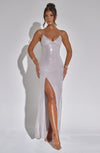 Bells Maxi Dress - Silver Dress XS Babyboo Fashion Premium Exclusive Design