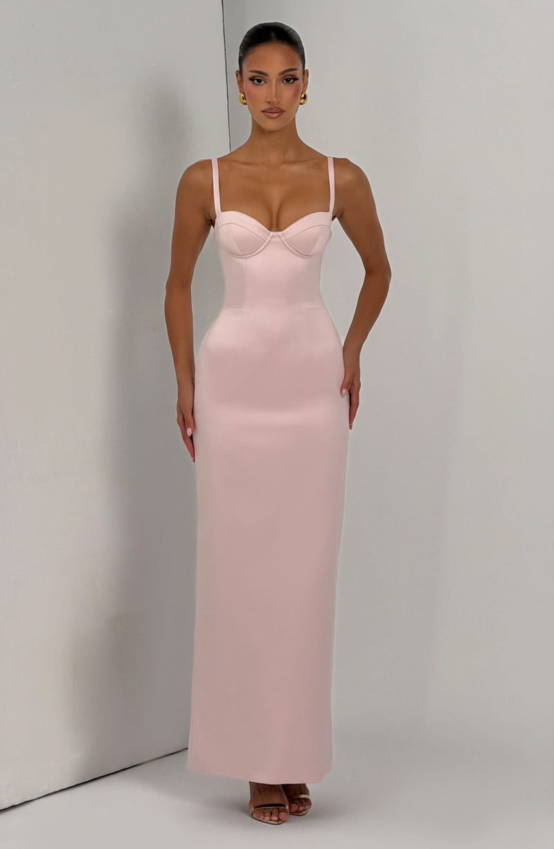 Babyboo Bennett Maxi Dress in Blush Size XXL