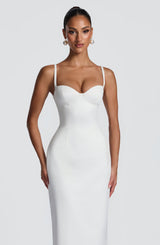 Bennett Maxi Dress - Ivory Dress Babyboo Fashion Premium Exclusive Design