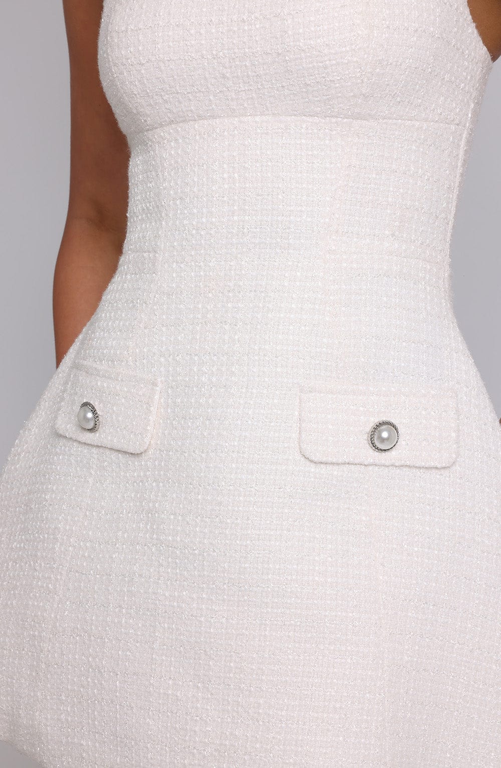 GenesisRose Bessie Mini Dress - Ivory main image 1