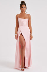 Bethany Maxi Dress - Blush Dress Babyboo Fashion Premium Exclusive Design