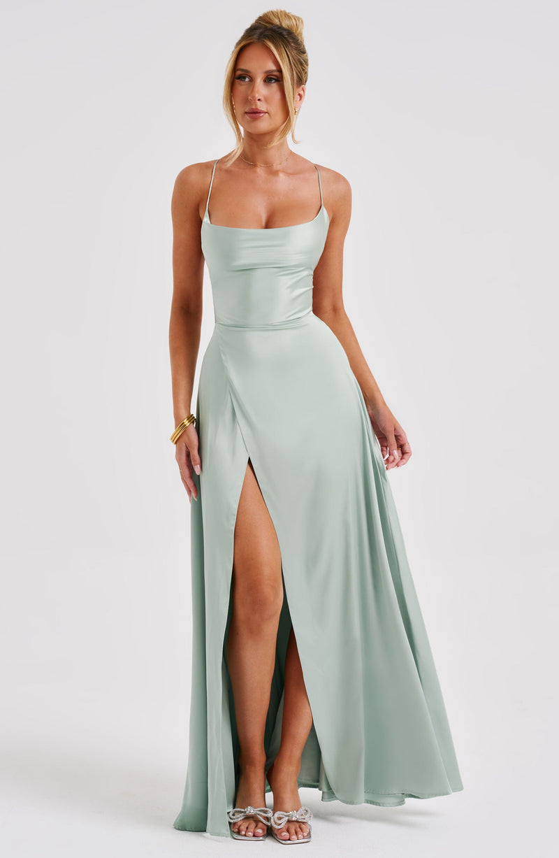 Bethany Maxi Dress - Sage Dress Babyboo Fashion Premium Exclusive Design