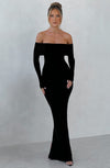 Beverley Knit Maxi Dress - Black Dress Babyboo Fashion Premium Exclusive Design
