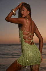 Blaise Mini Dress - Olive Dress XS Babyboo Fashion Premium Exclusive Design