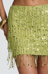 Blaise Mini Skirt - Olive Skirt Babyboo Fashion Premium Exclusive Design