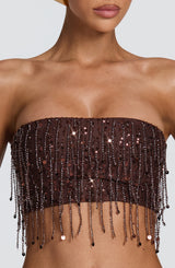 Blaise Top - Plum Brown Tops Babyboo Fashion Premium Exclusive Design
