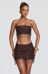 Blaise Top - Plum Brown Tops Babyboo Fashion Premium Exclusive Design