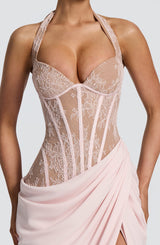 Bonita Maxi Dress - Blush Dress Babyboo Fashion Premium Exclusive Design