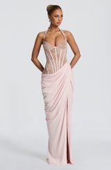 Bonita Maxi Dress - Blush Dress Babyboo Fashion Premium Exclusive Design