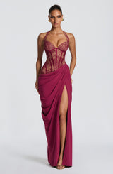 Bonita Maxi Dress - Mulberry Dress XS Babyboo Fashion Premium Exclusive Design