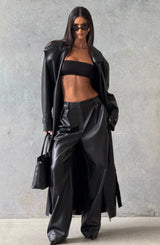 Bridget Trench Coat - Black Jacket Babyboo Fashion Premium Exclusive Design