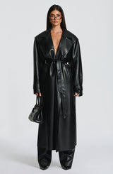 Bridget Trench Coat - Black Jacket XS Babyboo Fashion Premium Exclusive Design