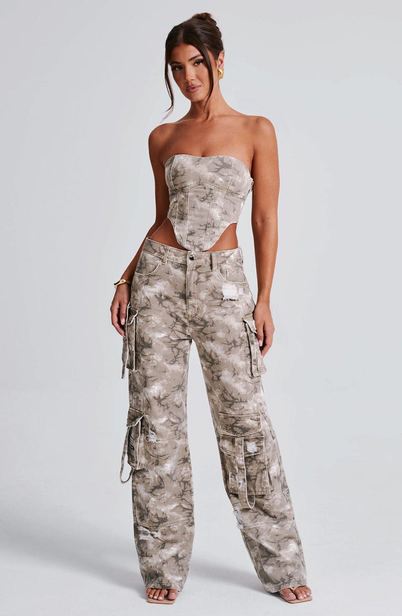 Brooklyn Cargo Pant - Camo Print Pants Babyboo Fashion Premium Exclusive Design