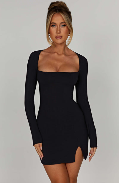 Brylee Mini Dress - Black Dress XS Babyboo Fashion Premium Exclusive Design