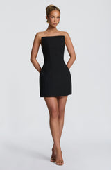 Cadence Mini Dress - Black Dress Babyboo Fashion Premium Exclusive Design