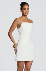 Cadence Mini Dress - Ivory Dress Babyboo Fashion Premium Exclusive Design