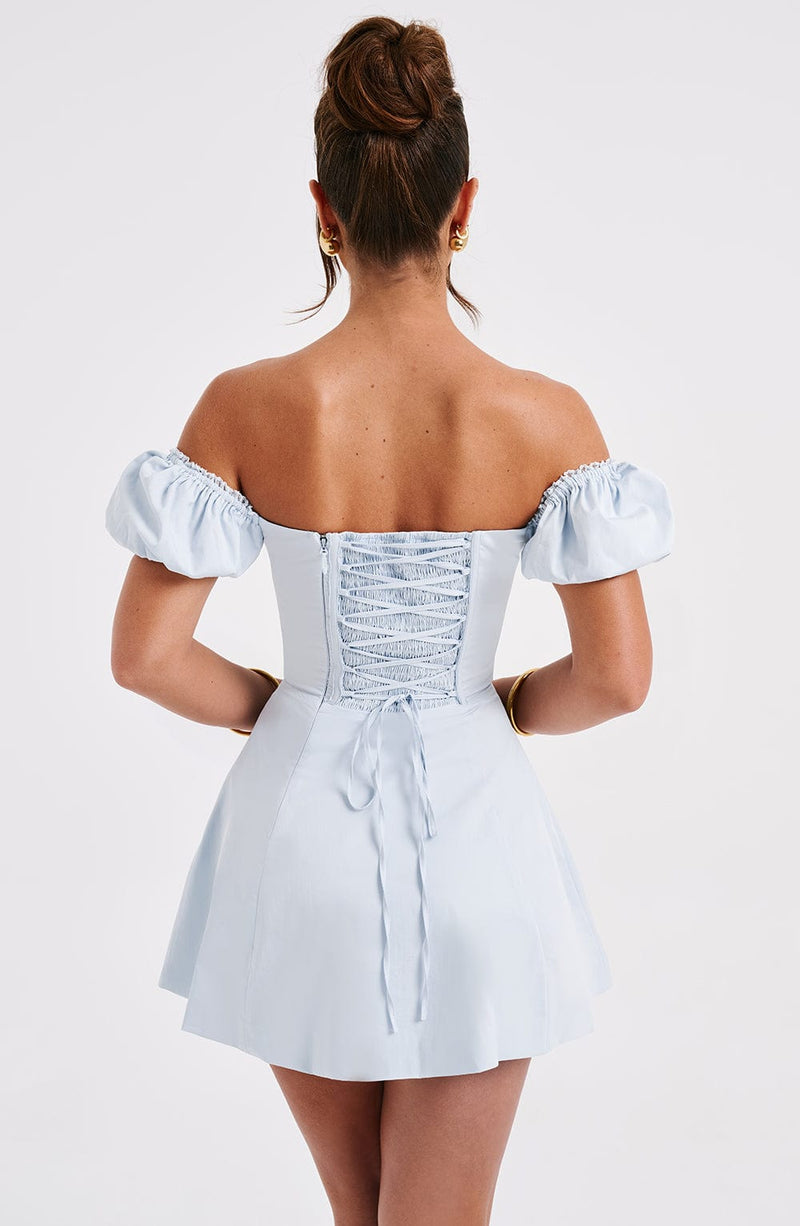 Caitlyn Mini Dress - Blue Dress Babyboo Fashion Premium Exclusive Design