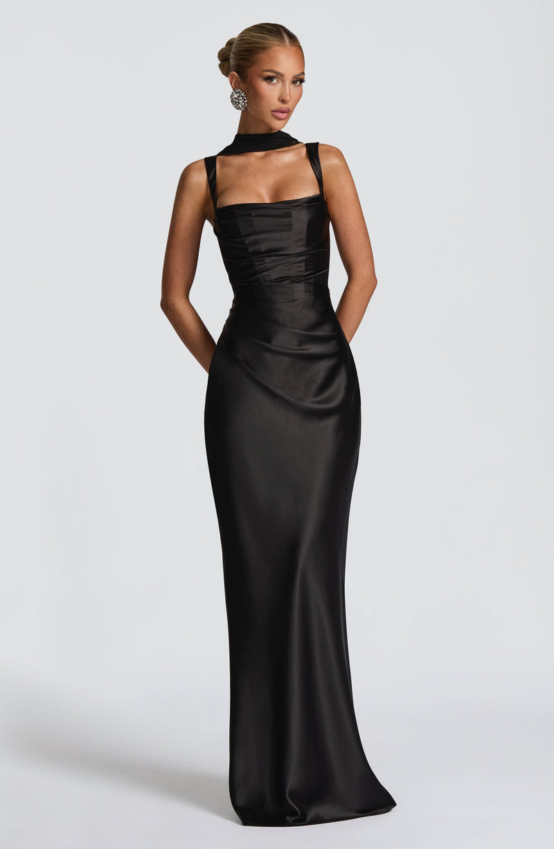 Buy Black Maxi Dress - Calanthe Maxi Dress - Babyboo Fashion Buy Black Maxi Dress - Calanthe Maxi Dress - Babyboo Fashion
