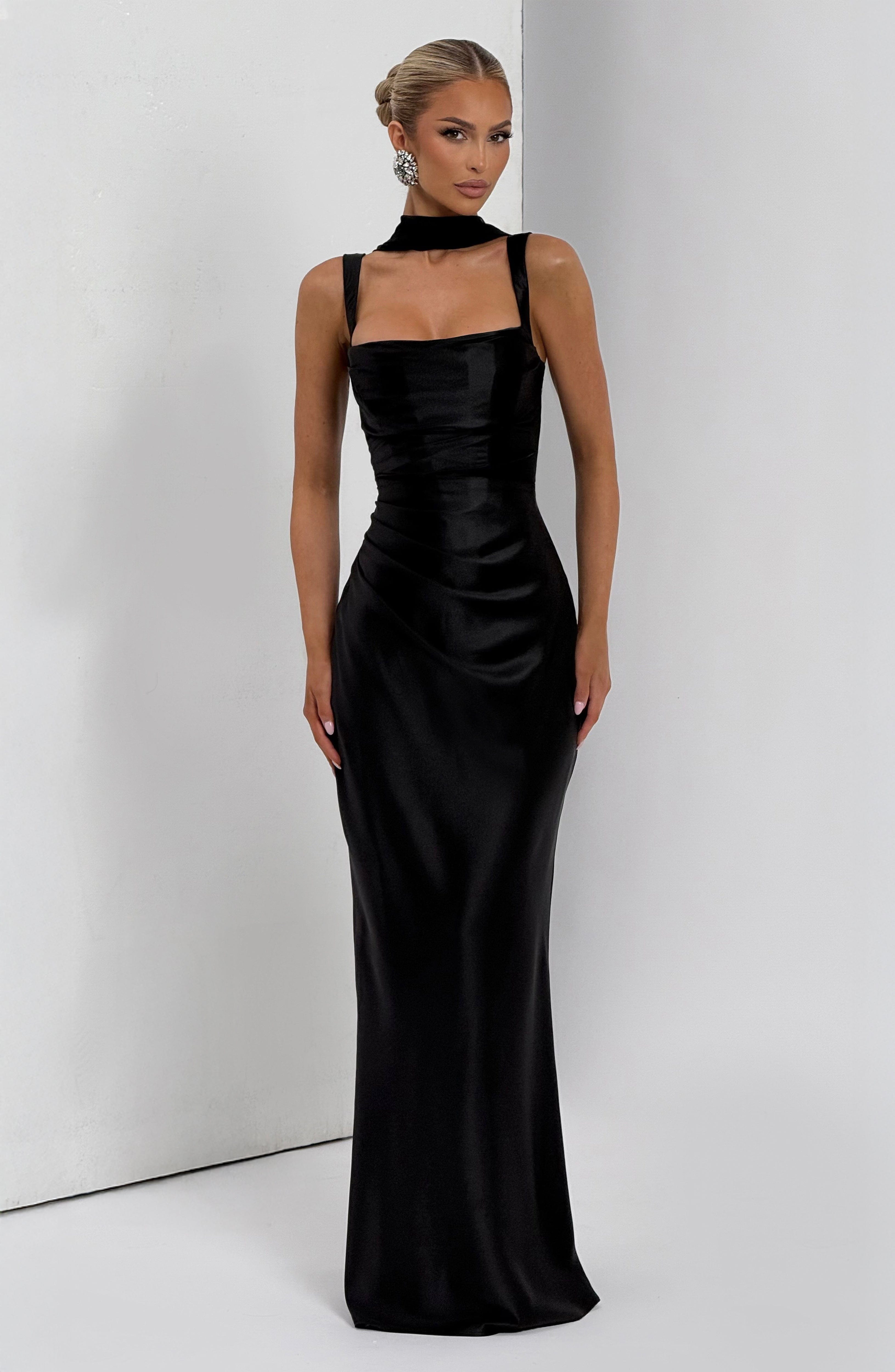 Buy Black Maxi Dress - Calanthe Maxi Dress