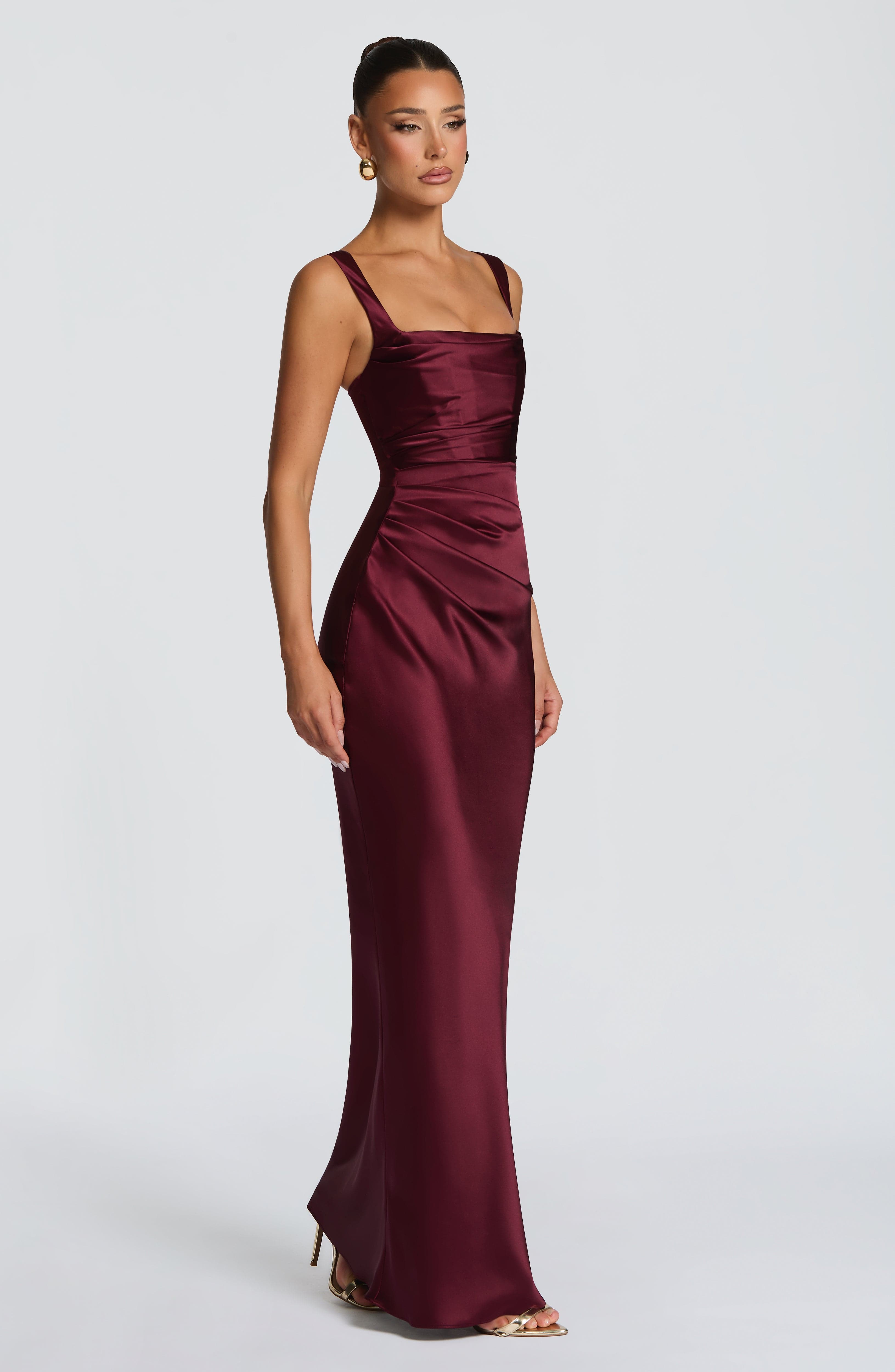 Shop Cherry Maxi Dress - Calanthe Maxi Dress by Babyboo Fashion