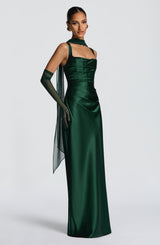 Calanthe Maxi Dress - Emerald Dress Babyboo Fashion Premium Exclusive Design