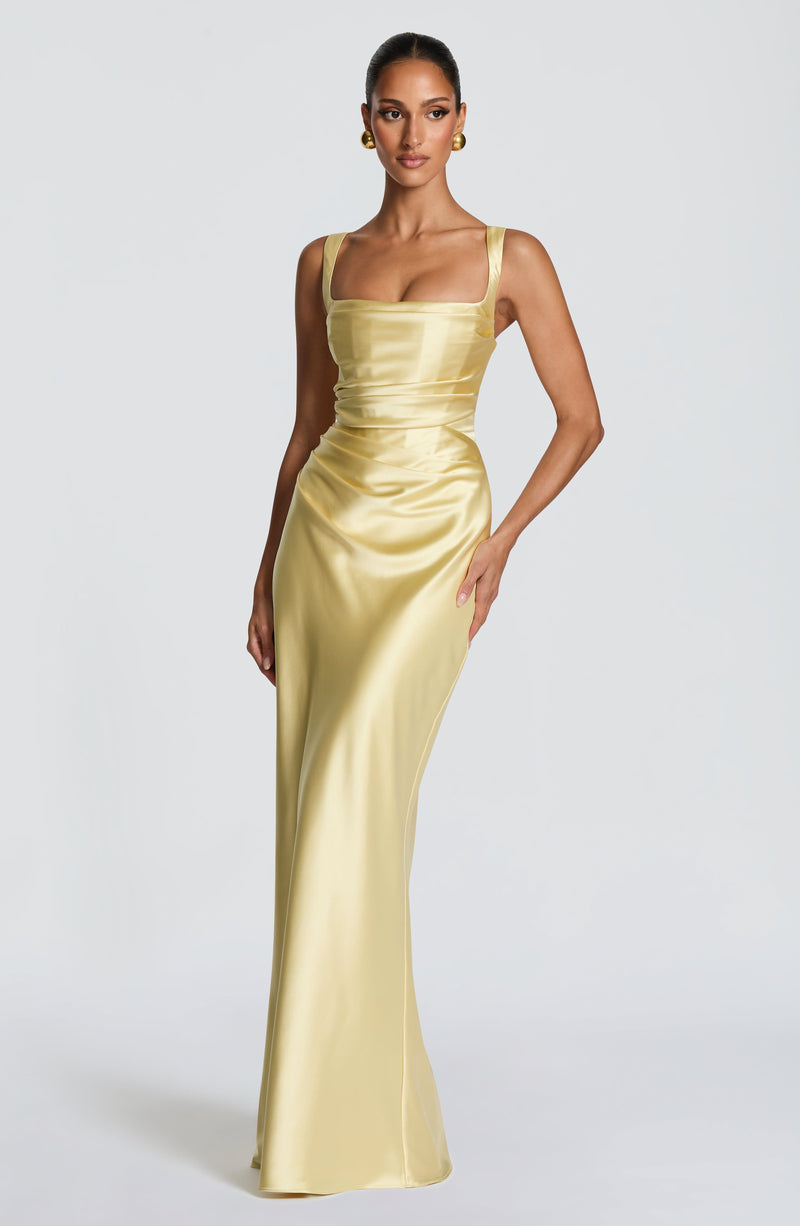 Yellow Maxi Dress - Calanthe Maxi Dress